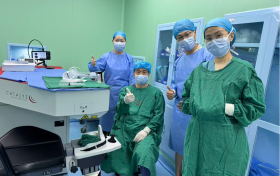 辽宁省首台强生眼力健第七代“CATALYS™白力士”联合VERITAS™手术成功实施